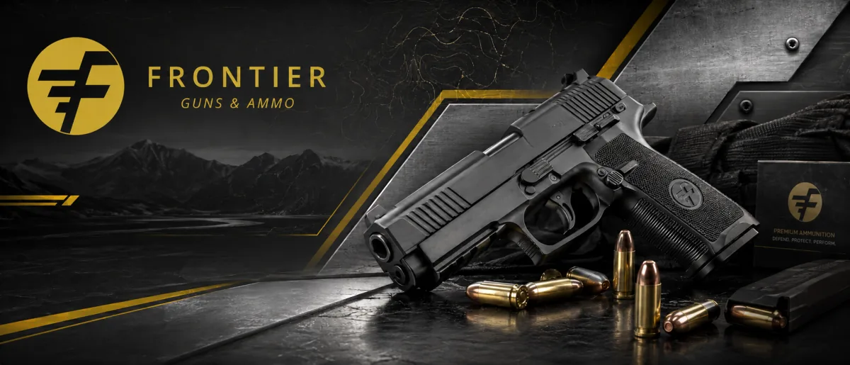 Frontier Bullets - a 9mm pistol with Frontier premium ammunition